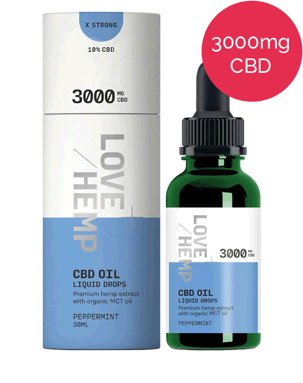 10% CBD oil (3000mg) Love Hemp | for the Ageless