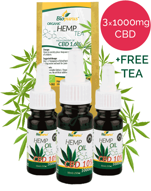 10% full-spectrum CBD oil (Biopurus) | for the Ageless