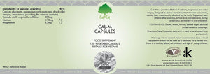 Cal-M capsules label G&G