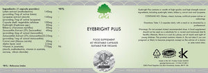 Eyebright plus capsules – G&G label