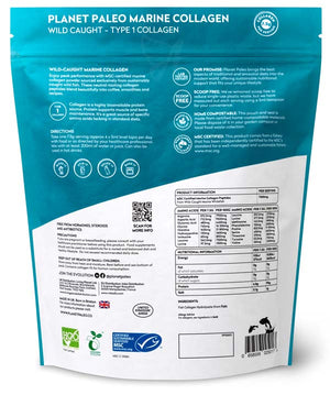Marine collagen powder - Planet Paleo (450g) label