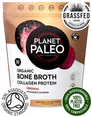 Organic bone broth powder - Planet Paleo (450g)