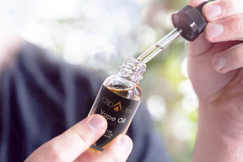 CBD vape liquid collection