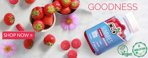 Strawberry CBD gummies