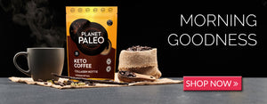 Keto coffee collagen powder - banner