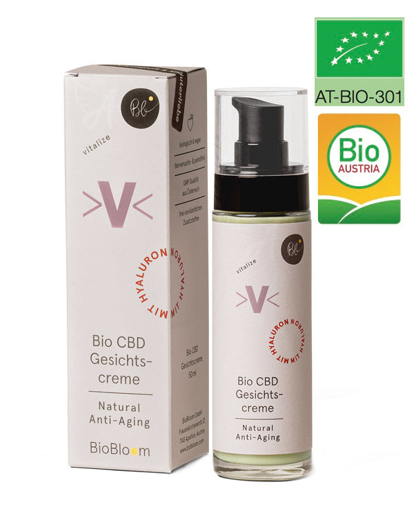 Organic CBD face cream Vitalize – BioBloom