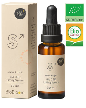 Organic CBD lifting serum Shine Bright – BioBloom
