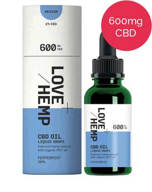 2% CBD oil – 600mg – Love Hemp