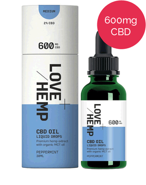 2% CBD oil – 600mg – Love Hemp