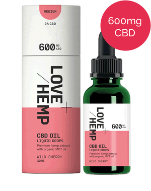 2% CBD oil – 600mg – Love Hemp