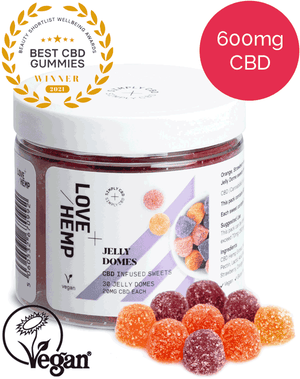 20mg vegan CBD jelly domes – Love Hemp