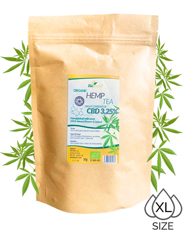 3.25% Biopurus hemp tea