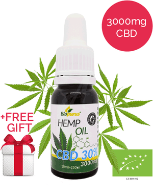 30% Strong CBD Oil (3000mg in 10ml) Certified Organic | Biopurus UK-for the Ageless