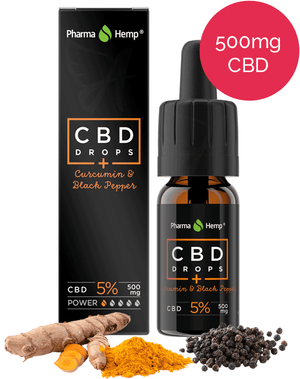 5% PharmaHemp CBD Oil with Turmeric