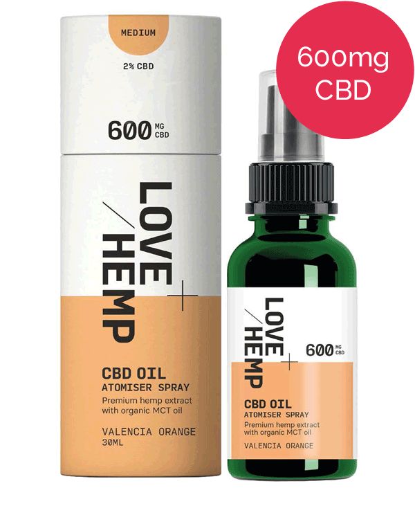 2% CBD oil – 600mg – Love Hemp