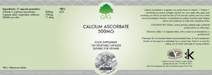 Calcium ascorbate capsules – G&G label