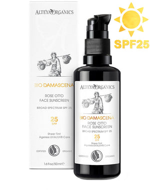Face Sunscreen Rose Otto Alteya Organics