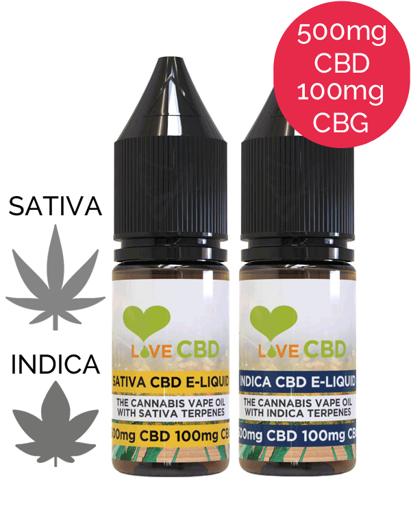 CBD/CBG e-liquid - Love CBD