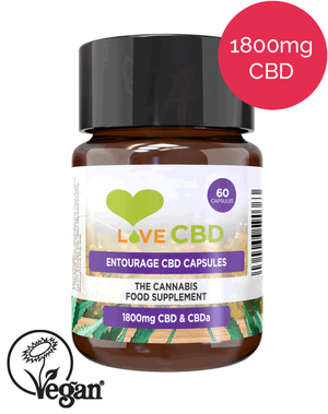 Love CBD Entourage Capsules 1800mg