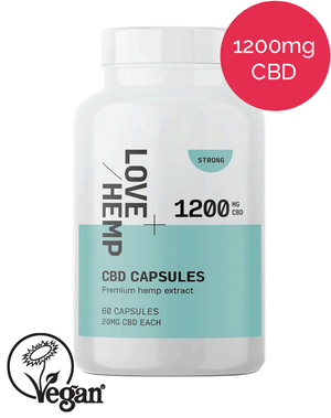 Love Hemp CBD capsules 1200mg