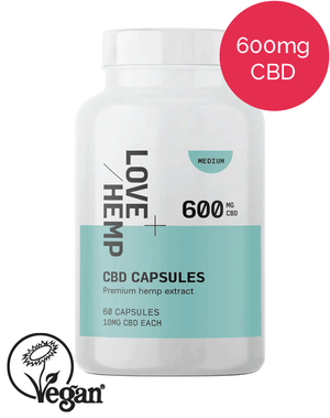 Love Hemp CBD capsules 600mg