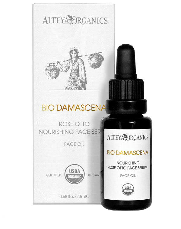 Nourishing rose otto face serum – Alteya