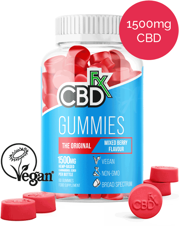 Vegan CBD gummies (mixed berry) CBDfx