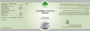 Children's Fish Oil & Vitamin E - Peruvian Anchovies | G&G UK-for the Ageless