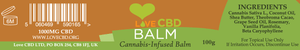 Love CBD Balm XL High Strength (1000mg in 100g)-for the Ageless