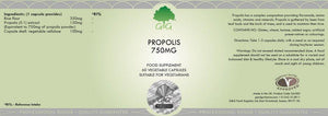 Propolis Extract 750mg (Highly-Concentrated 5:1) G&G UK-for the Ageless