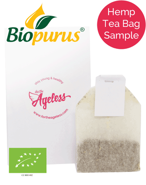 Single Hemp Tea Bag Sample (Biopurus) Free for orders over £30-for the Ageless